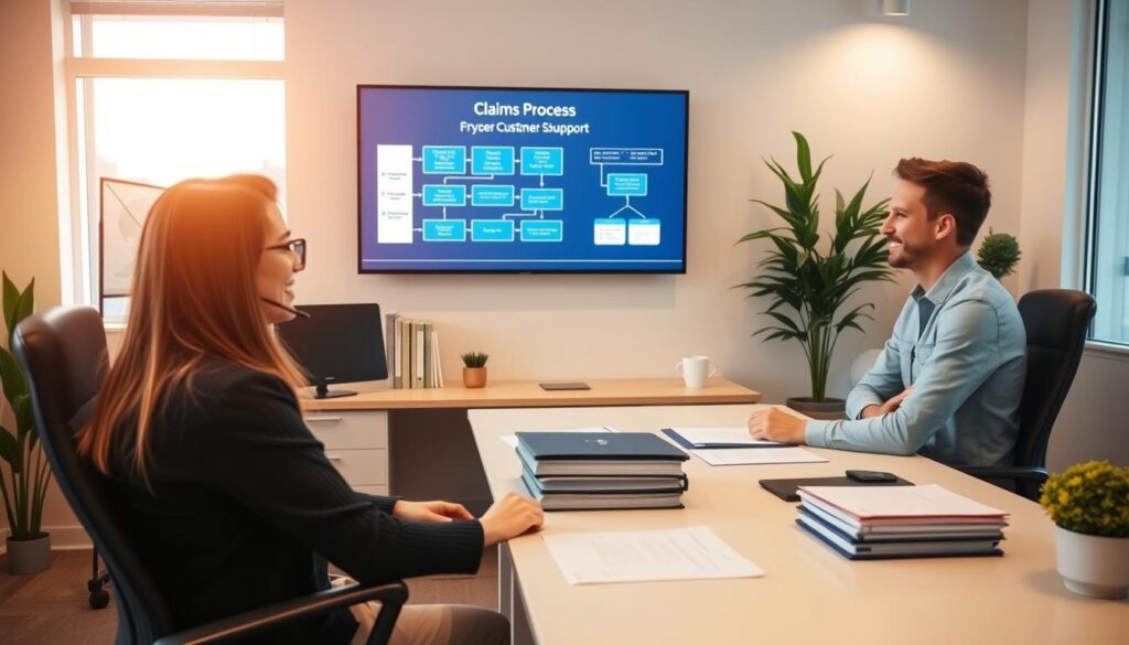 Claims process and customer support Claims process and customer support